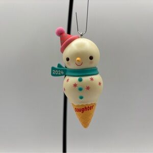 Hallmark Keepsake 2024 Daughter Christmas Tree Ornament Artist Crafted